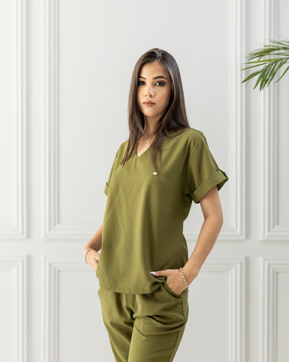 Scrub Anne Verde musgo