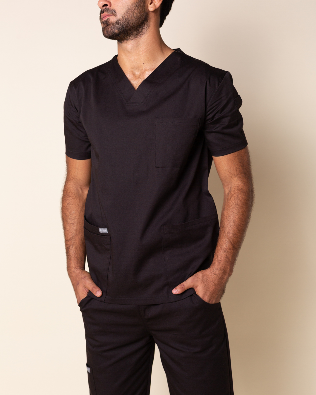 Scrub Classic color negro