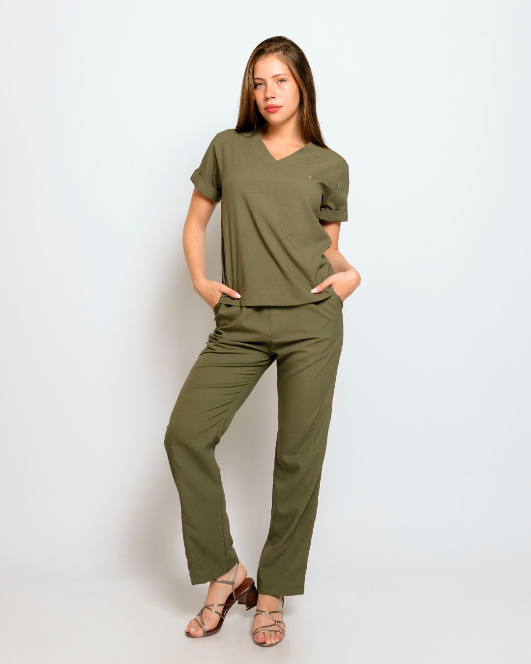 Scrub Anne - Verde musgo