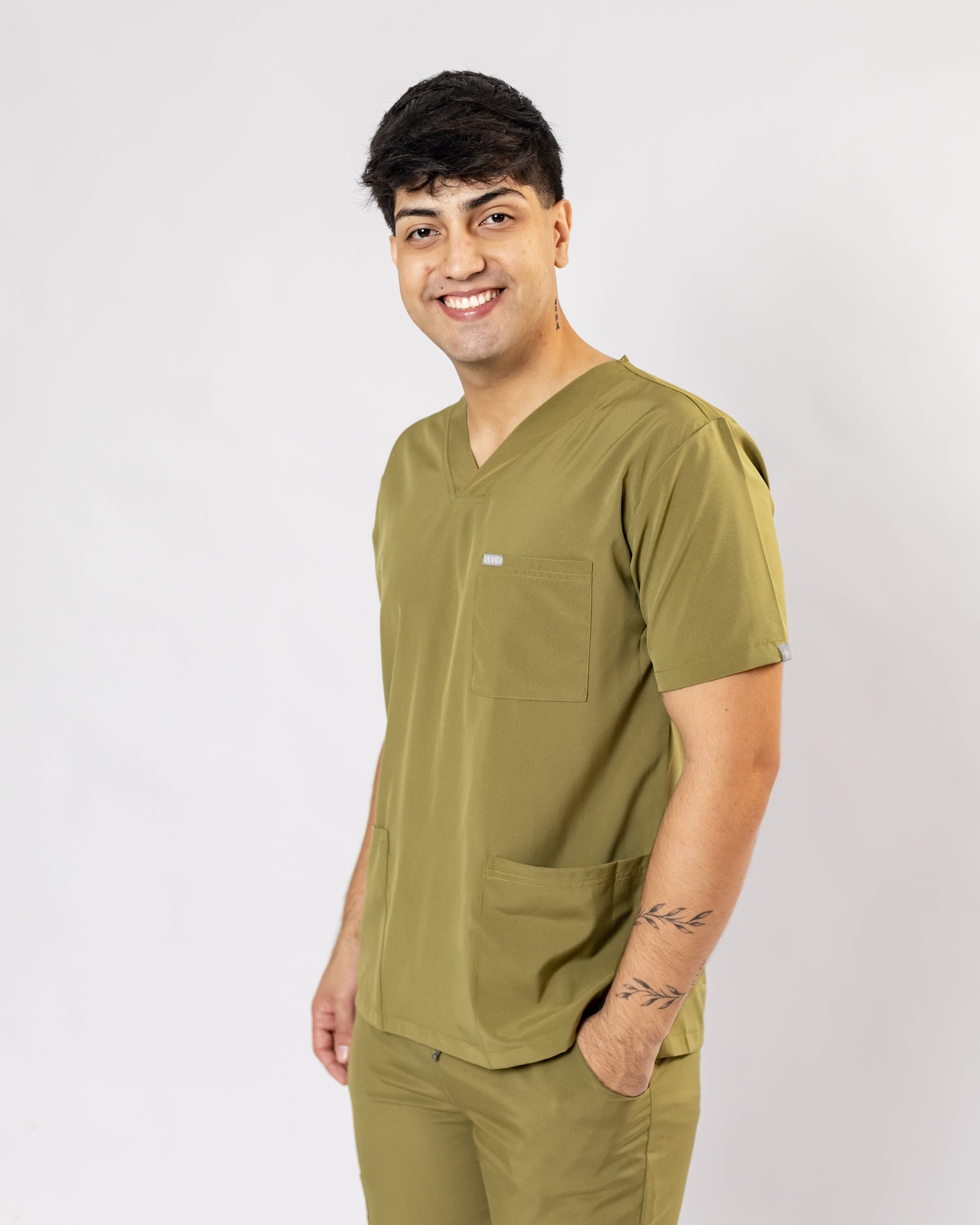 Scrub Luxo - verde musgo
