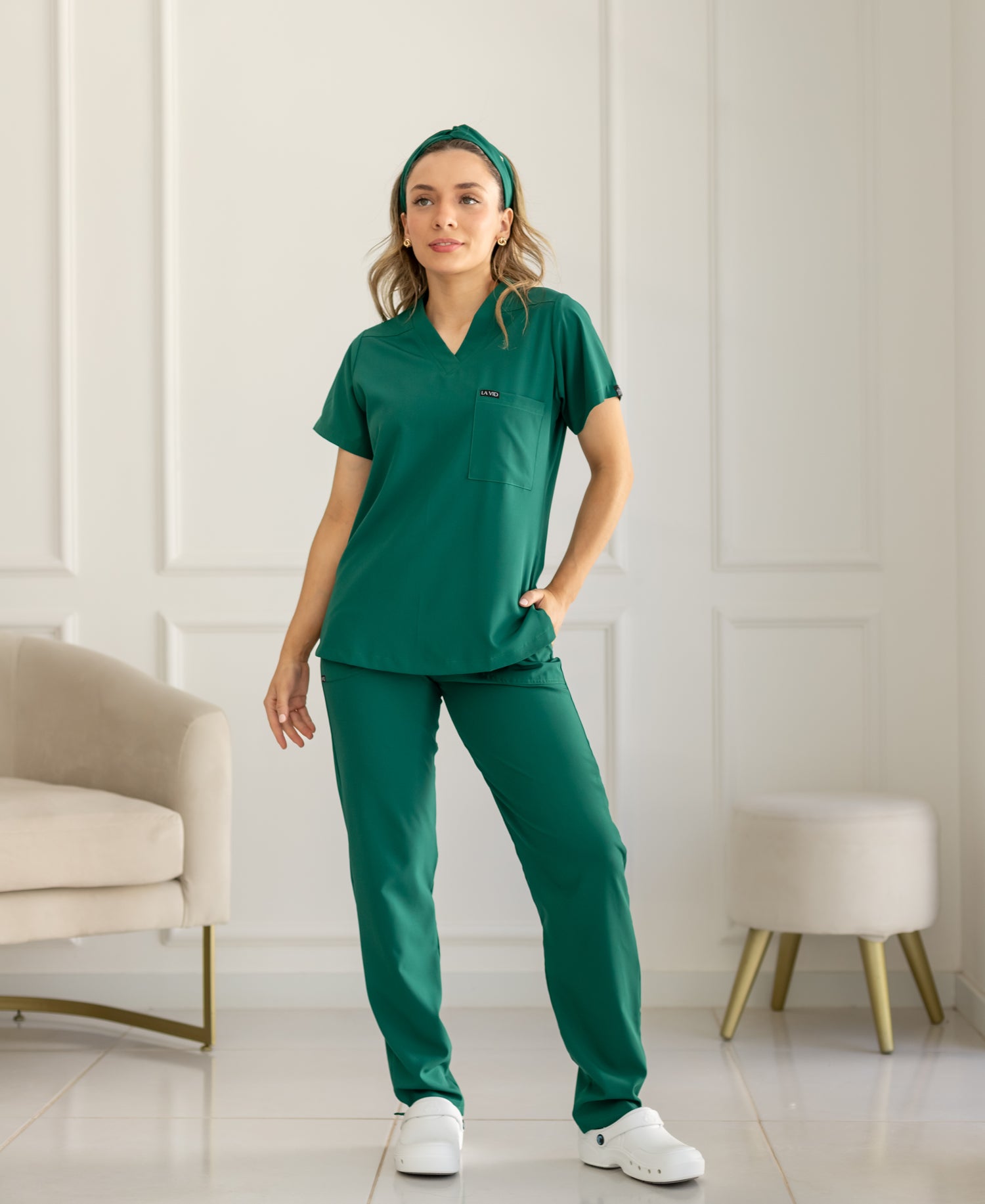 Scrub Luxo color verde