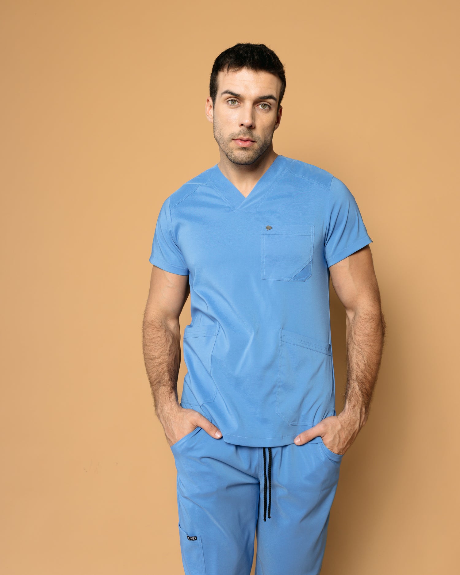 Scrub tecnológico Maxi - Celeste