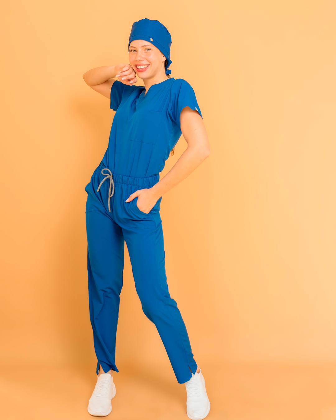 Scrub Luxo - Azul Francia