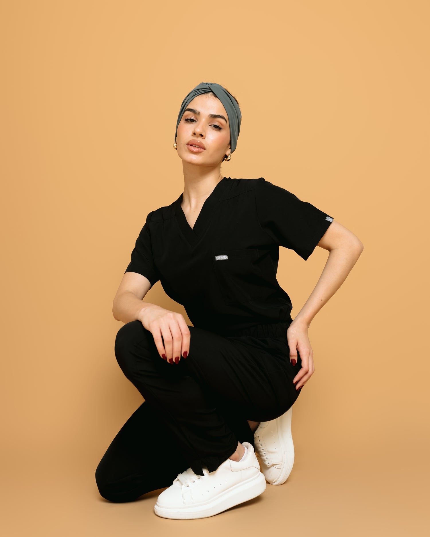 Scrub Luxo - Negro