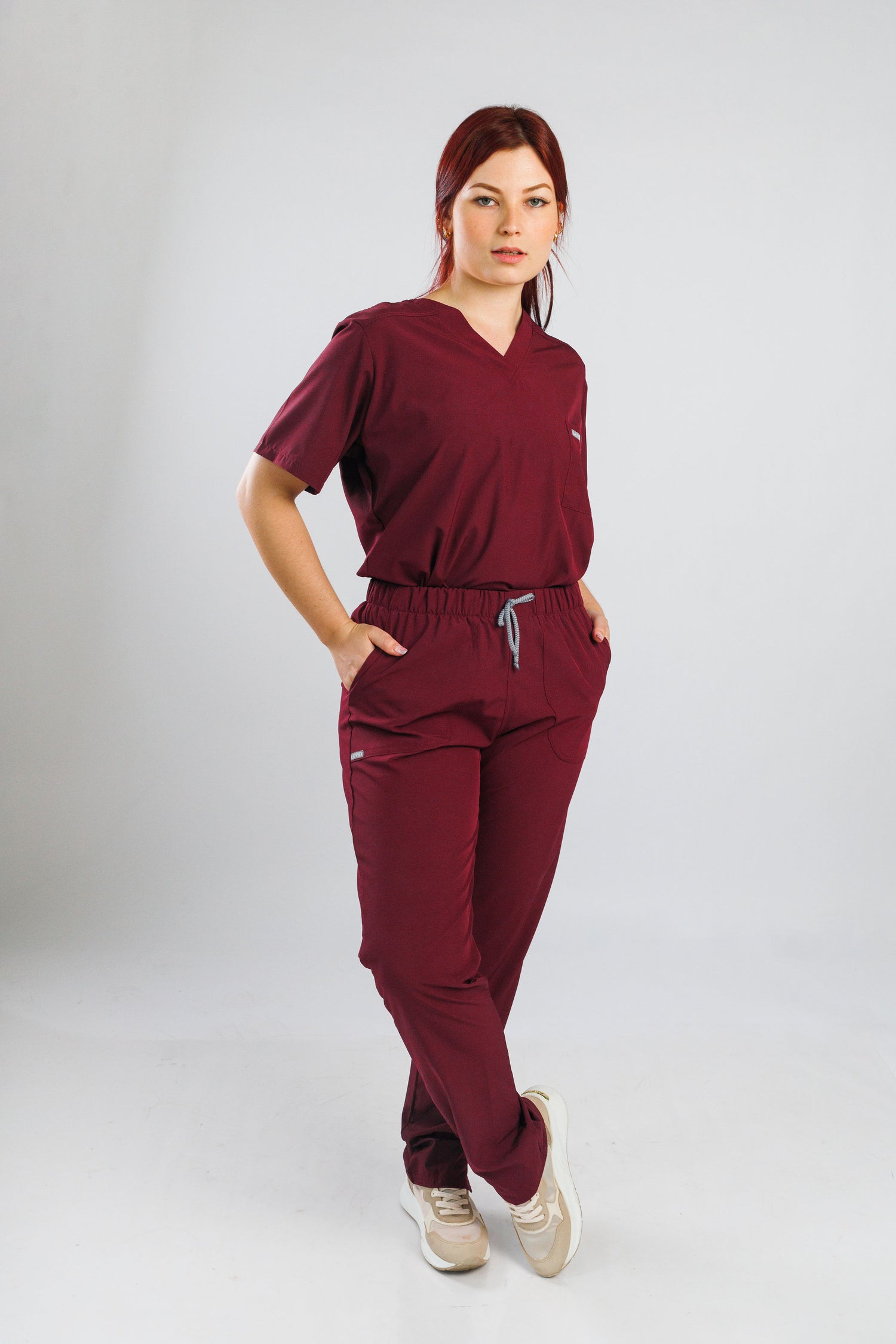 Scrub Luxo - Bordo