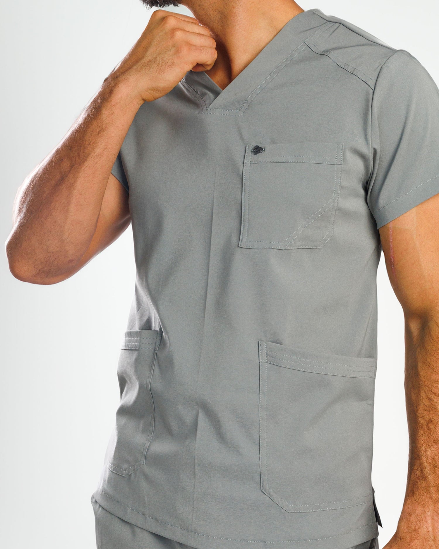 Scrub tecnológico Maxi - Gris