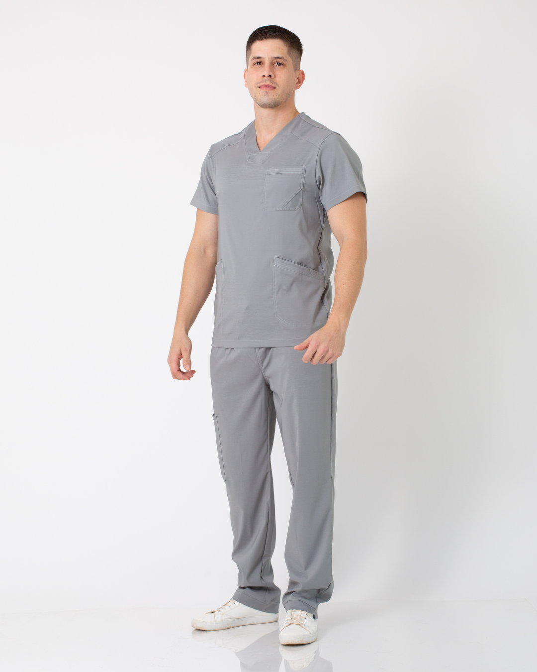 Scrub tecnológico Maxi color gris