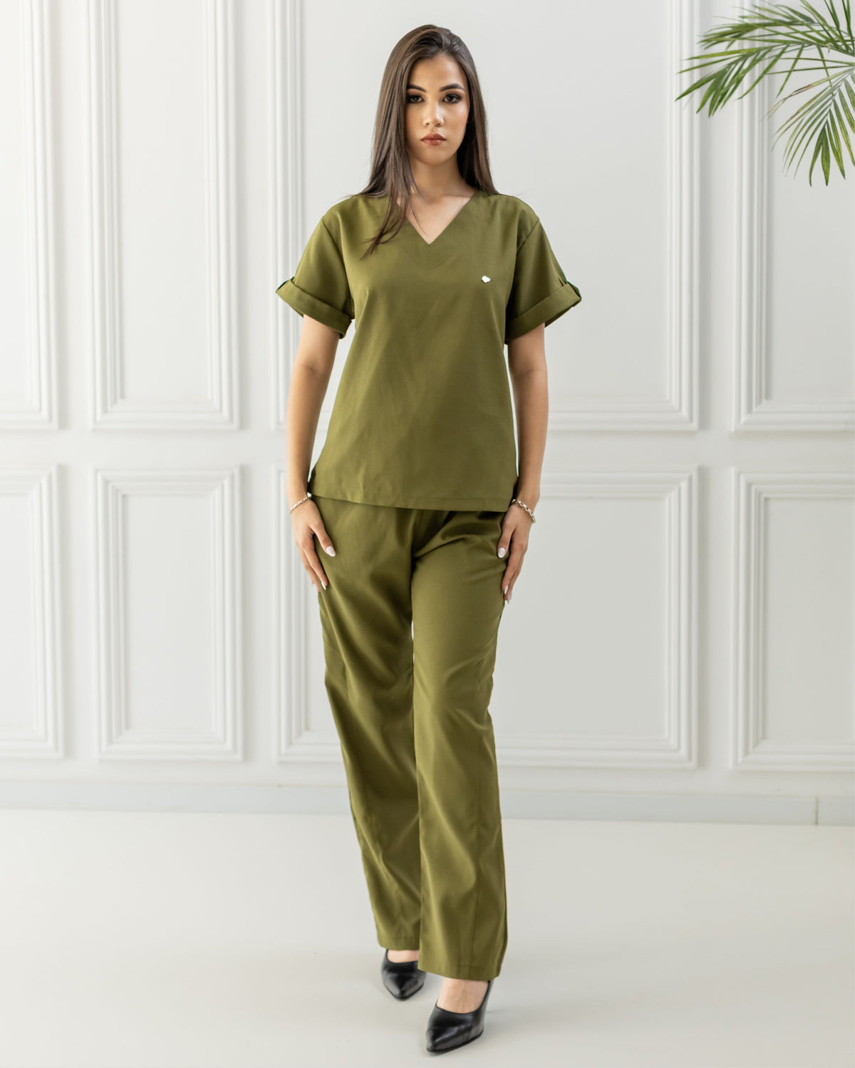 Scrub Anne Verde musgo