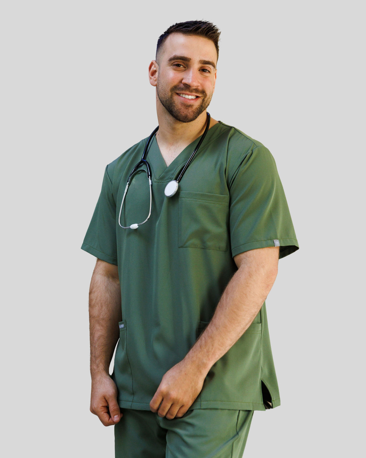 Scrub Luxo verde musgo