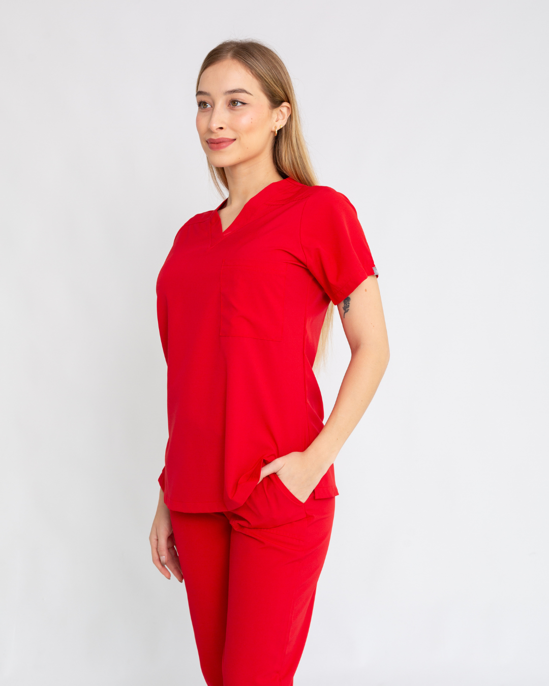 Scrub Luxo color rojo