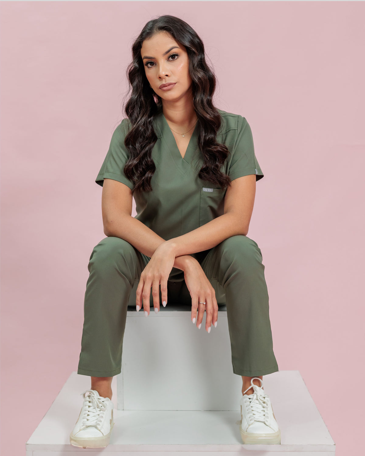 Scrub Luxo Verde Musgo