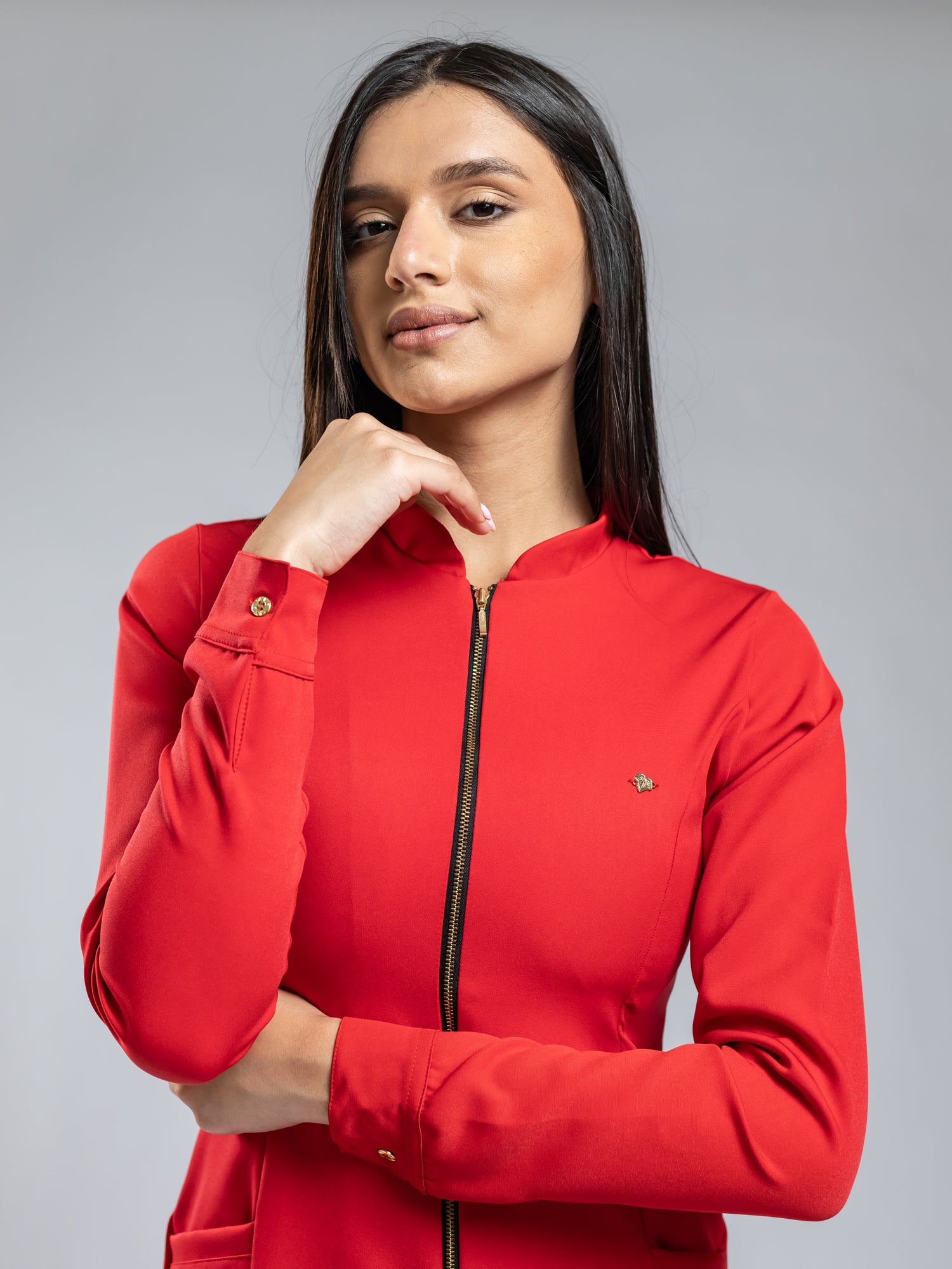 Chaqueta Rebeca - Rojo Antifluidos