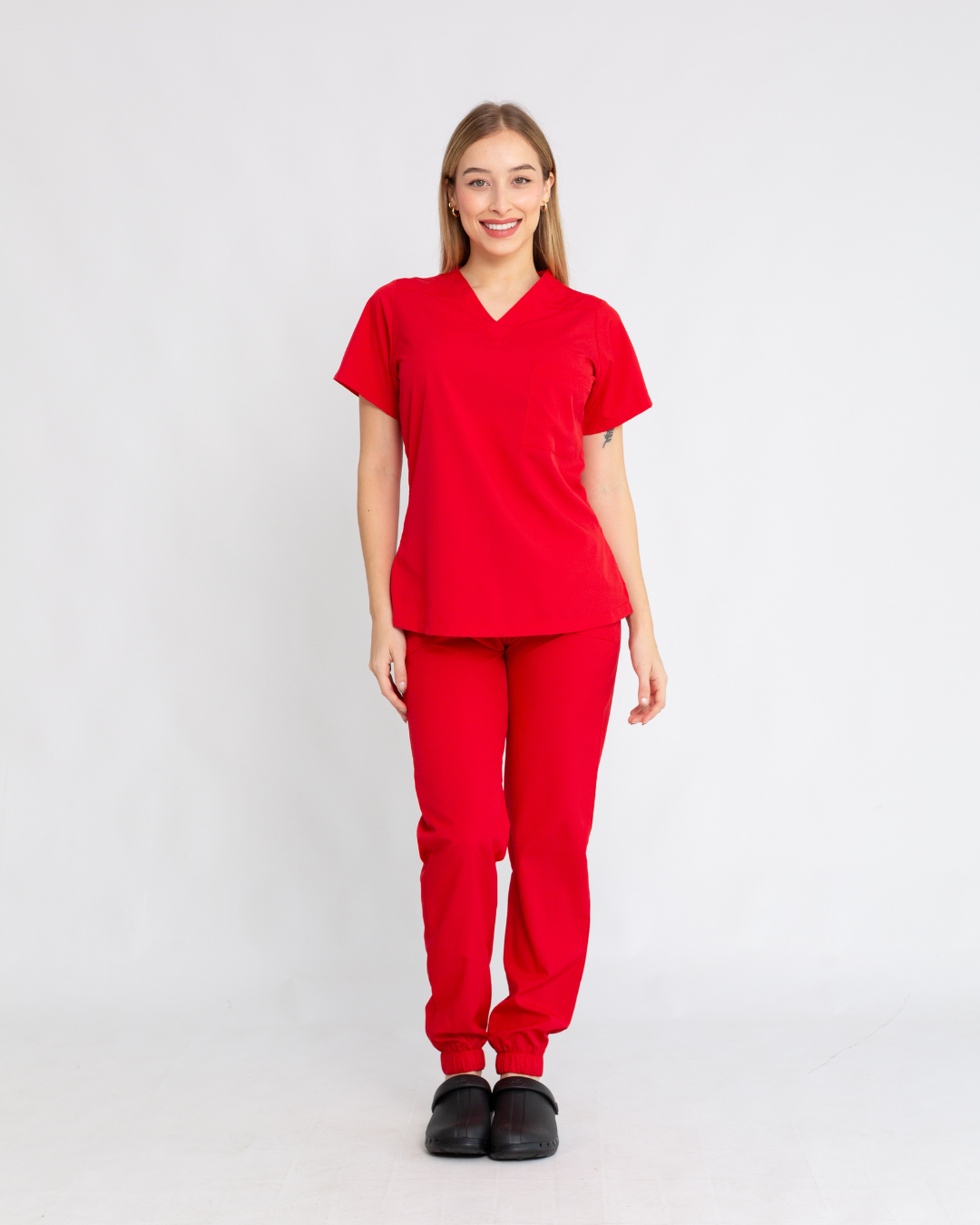 Scrub Luxo color rojo