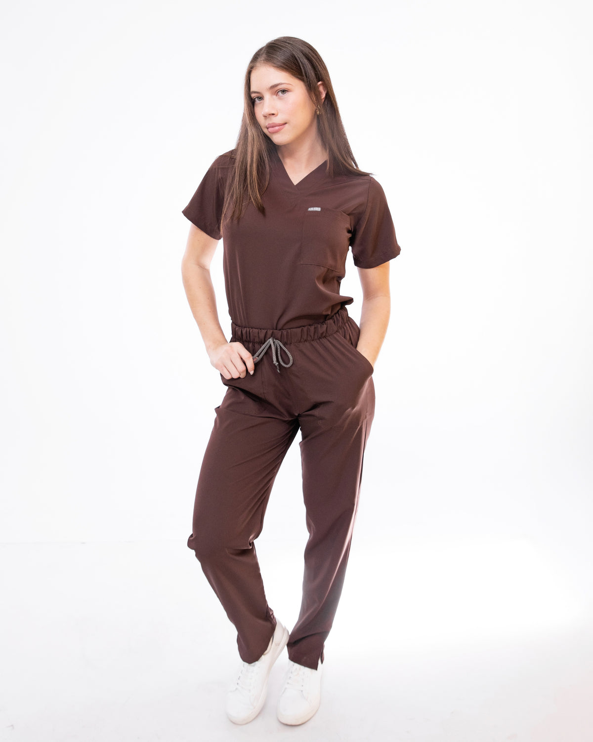Scrub Luxo Marrón