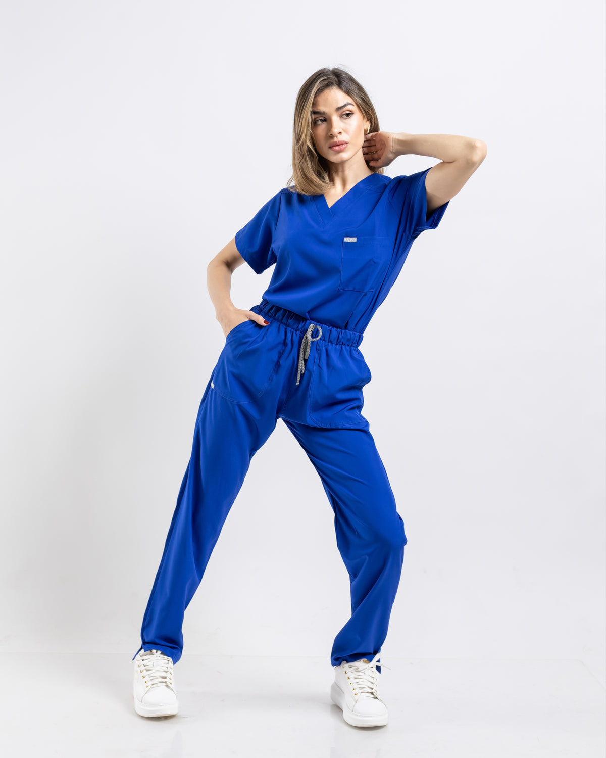 Scrub Luxo Azul Francia