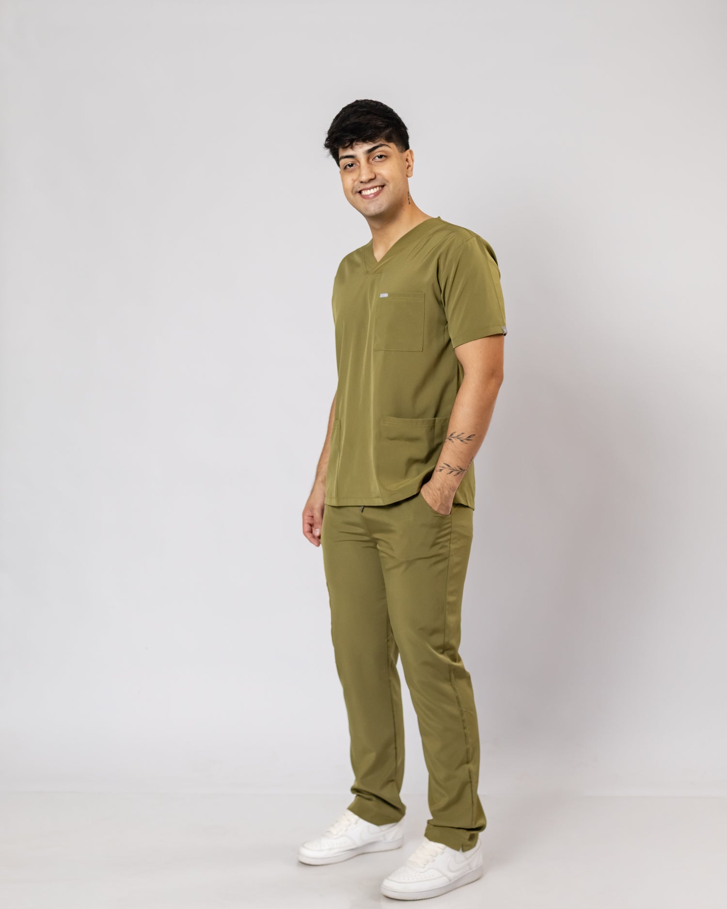 Scrub Luxo - verde musgo