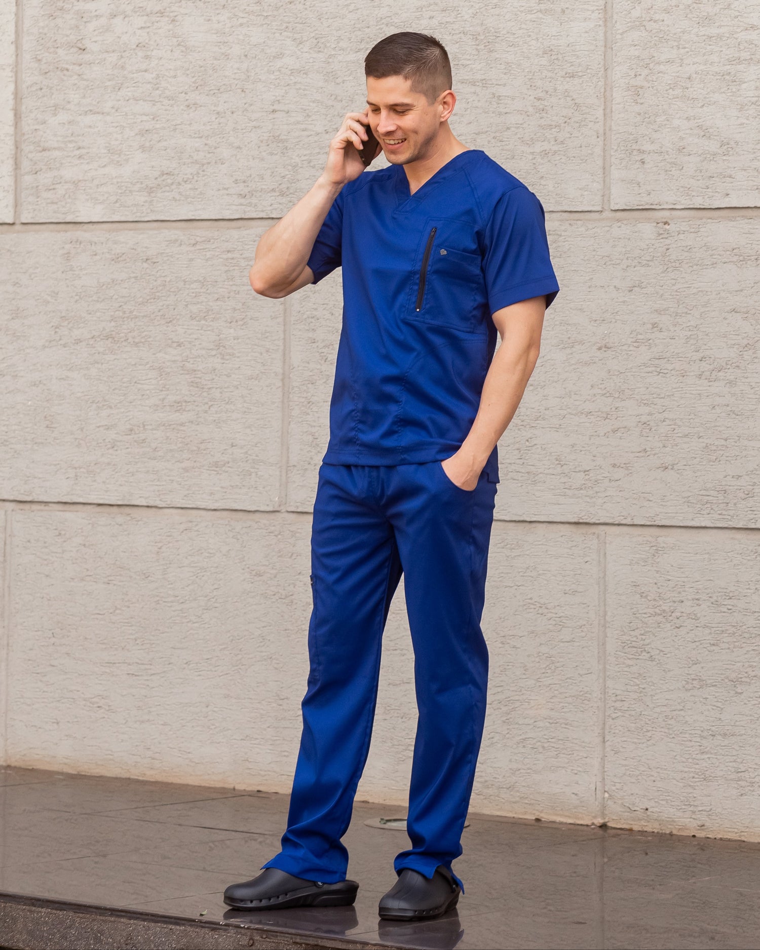 Scrub tecno - Azul Francia