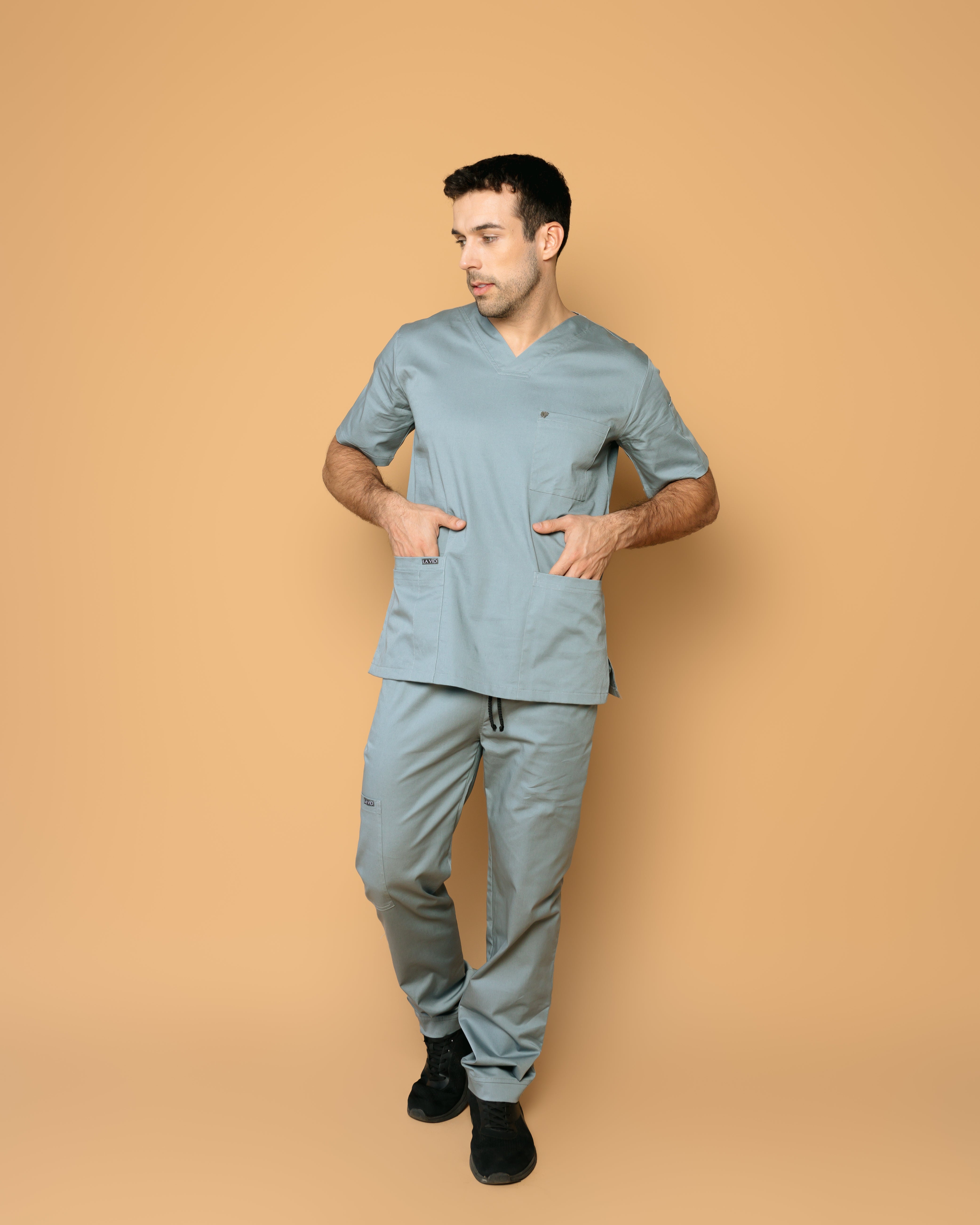 Grey Scrub Tech Scrub Classic color gris – LA VID