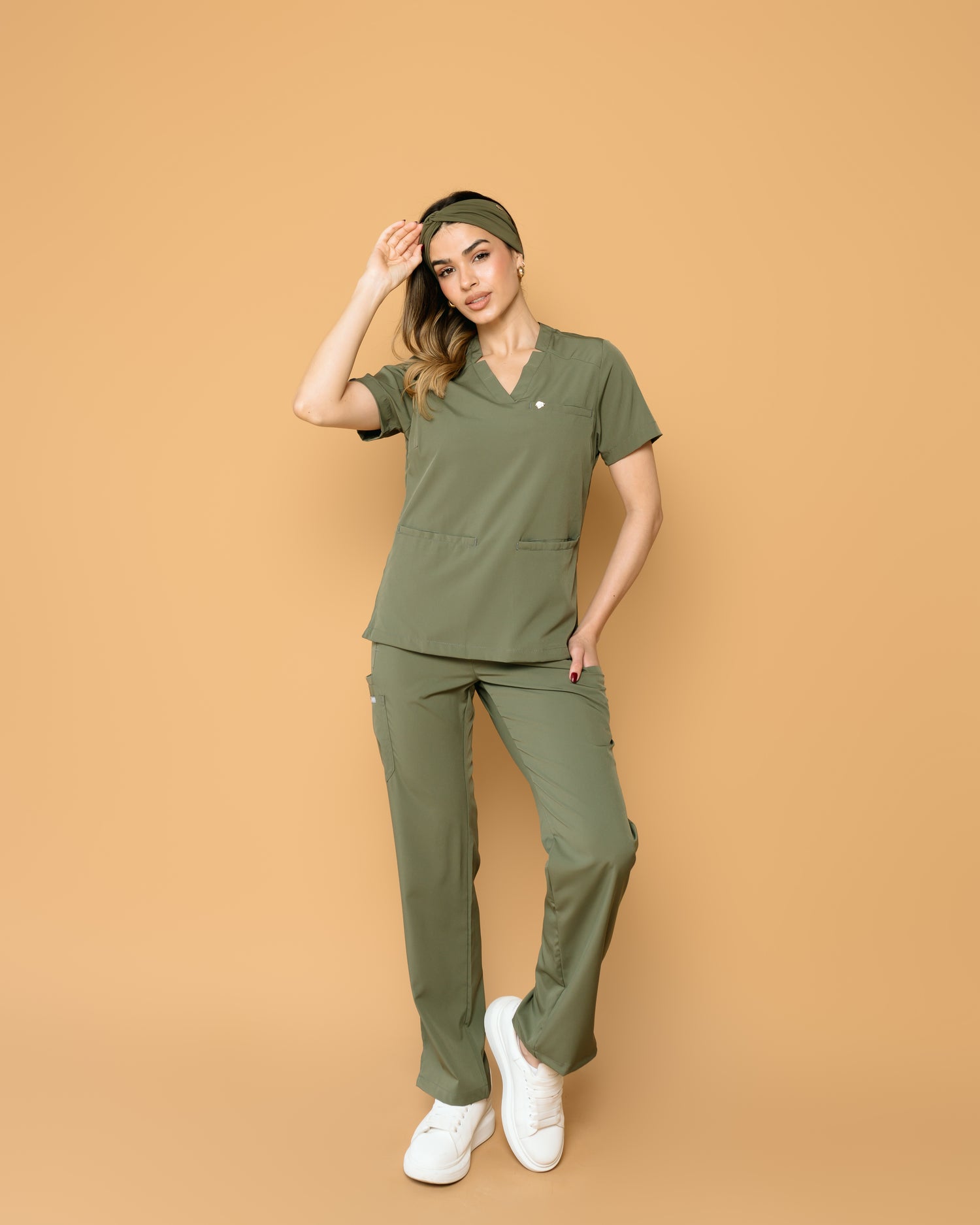 Scrub Sofía - Verde Musgo