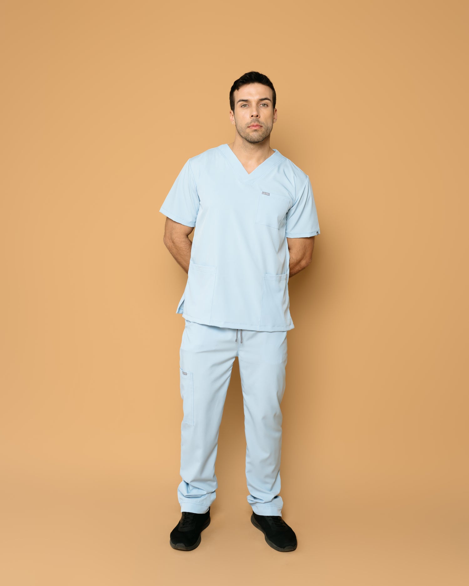 Scrub Luxo color cielo