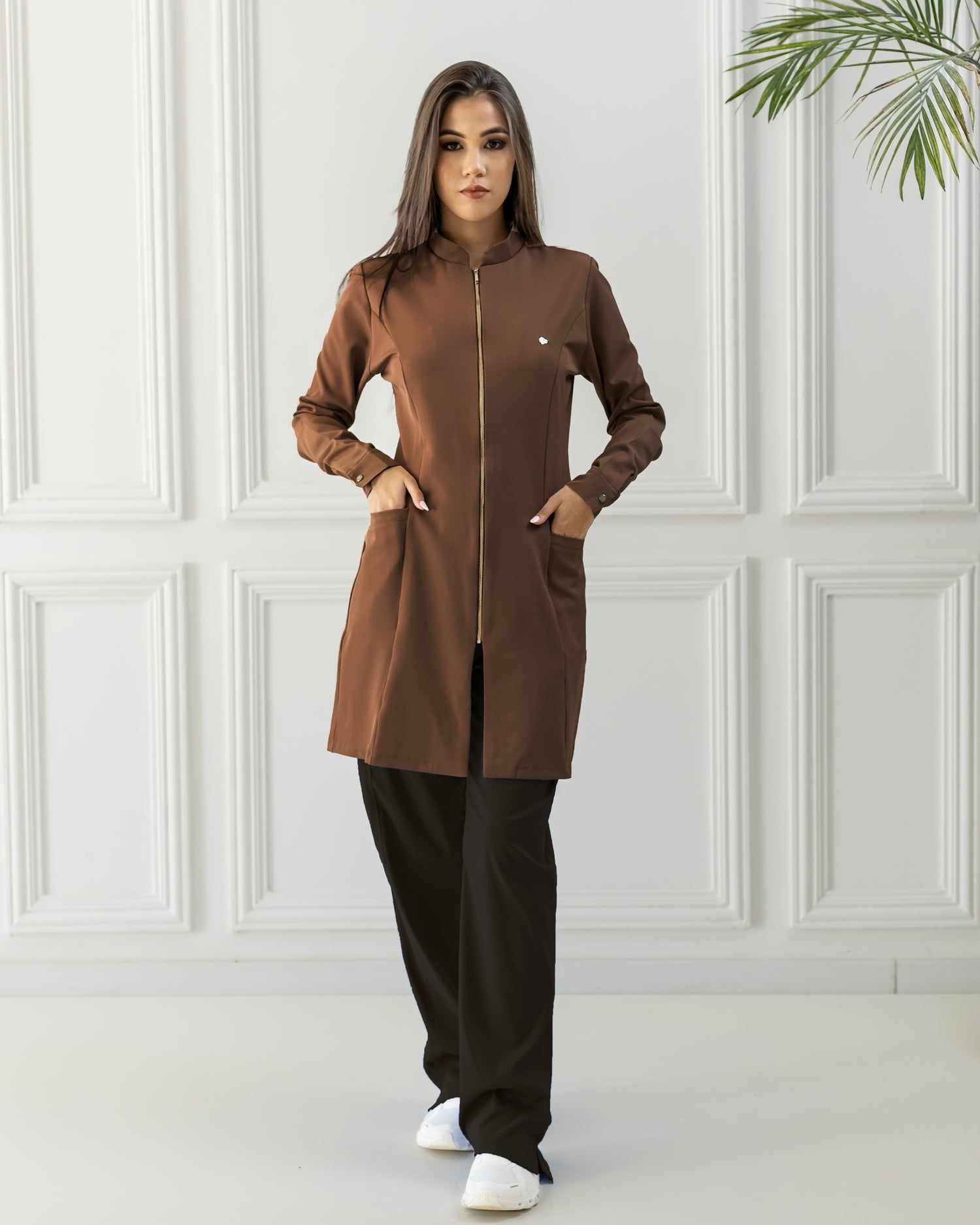 Chaqueta Rebeca-  Marron