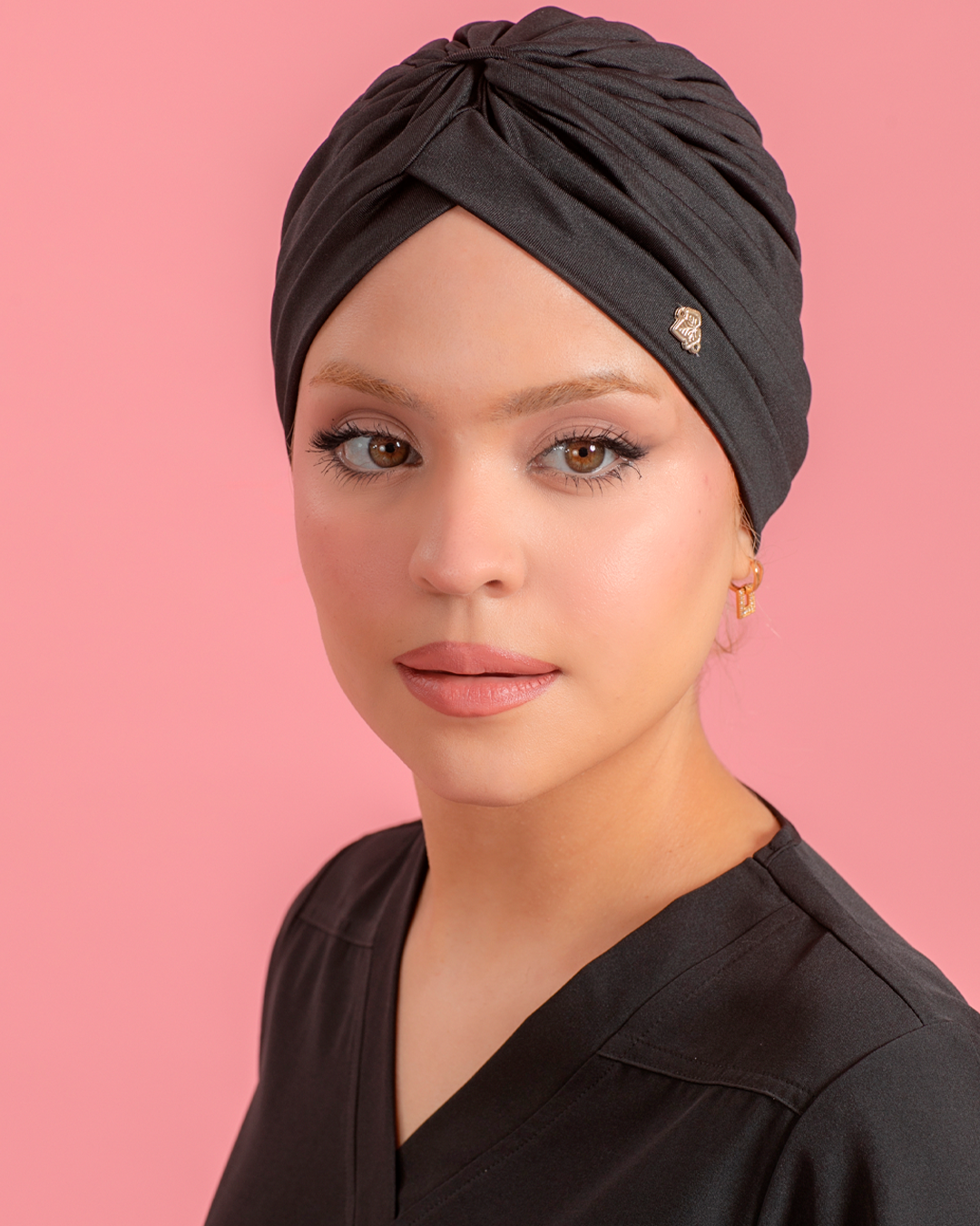 Turbante color negro